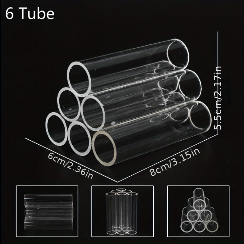 Acrylic Aquarium Shelter for Fish and Shrimp, 3 6 Tube, Perfect Hideout