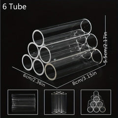 Acrylic Aquarium Shelter for Fish and Shrimp, 3 6 Tube, Perfect Hideout