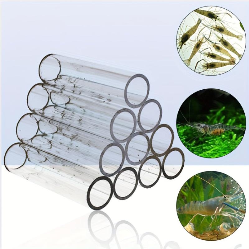 Acrylic Aquarium Shelter for Fish and Shrimp, 3 6 Tube, Perfect Hideout