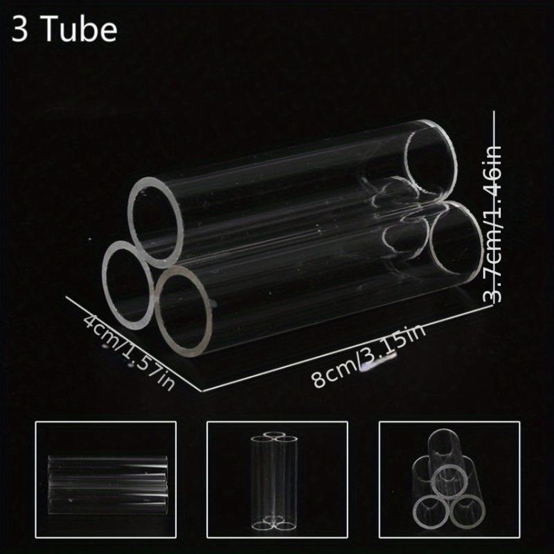 Acrylic Aquarium Shelter for Fish and Shrimp, 3 6 Tube, Perfect Hideout