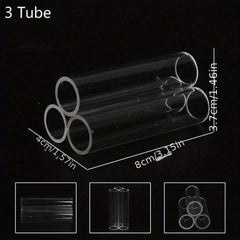 Acrylic Aquarium Shelter for Fish and Shrimp, 3 6 Tube, Perfect Hideout