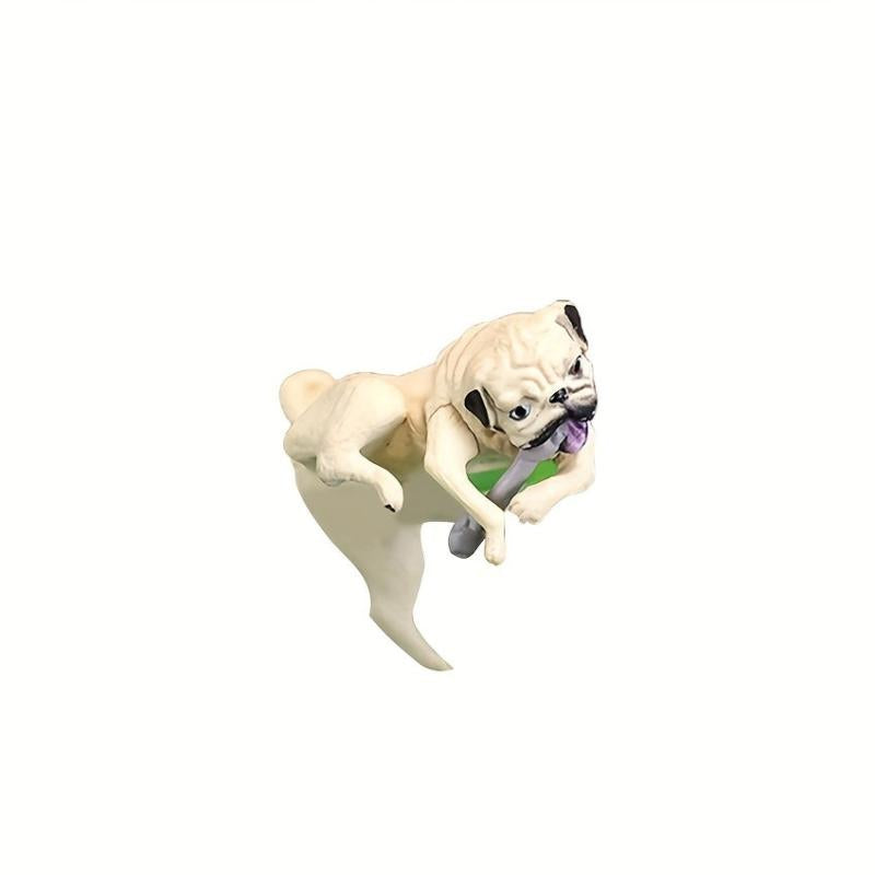 Cute Pug Dog Resin Aquarium Decor for Fish Tank