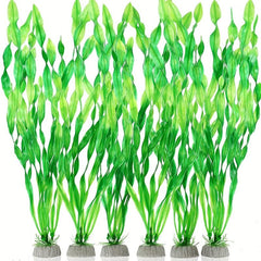 6pcs Artificial Seaweed Water Plants For Aquarium Plastic Fish Tank Plant Decor