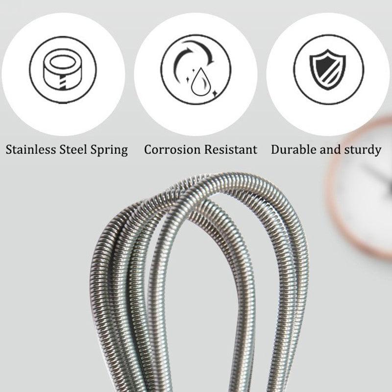 Aquarium Cleaning Brush Stainless Steel Flexible Tube