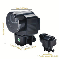 Automatic Aquarium Fish Feeder Programmable Timer Dispenses Food for Tank