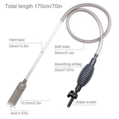 Semi-Automatic Aquarium Siphon Gravel Cleaner