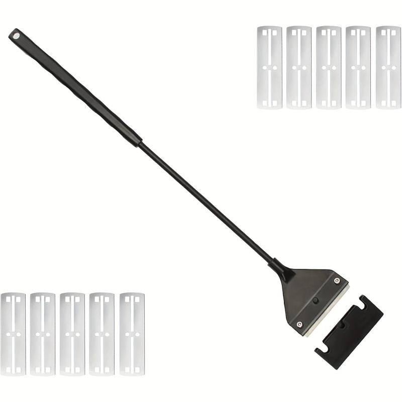 Algae Scraper For Glass Aquarium - 10 Replaceable Blades