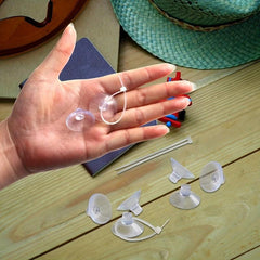 20pcs Aquarium Suction Cups & Hooks with Adjustable Cable Ties
