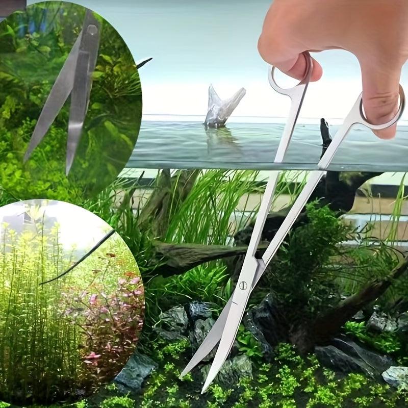 Stainless Steel Aquatic Plant Scissors for Aquariums