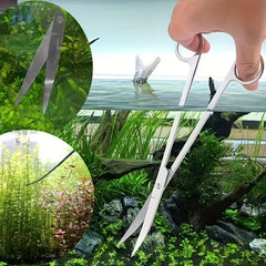 Stainless Steel Aquatic Plant Scissors for Aquariums