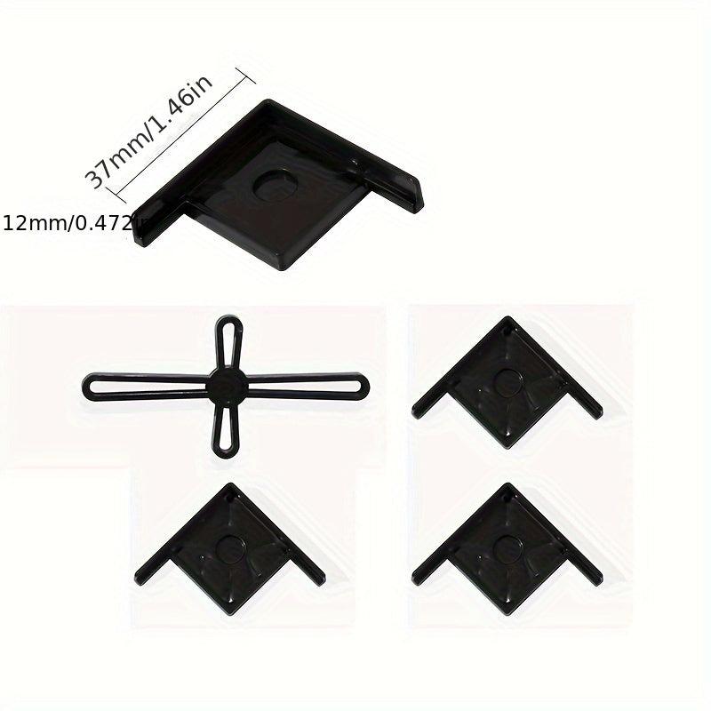 Fish Tank Bottom Corner Protection Plastic Bracket Glass Angl