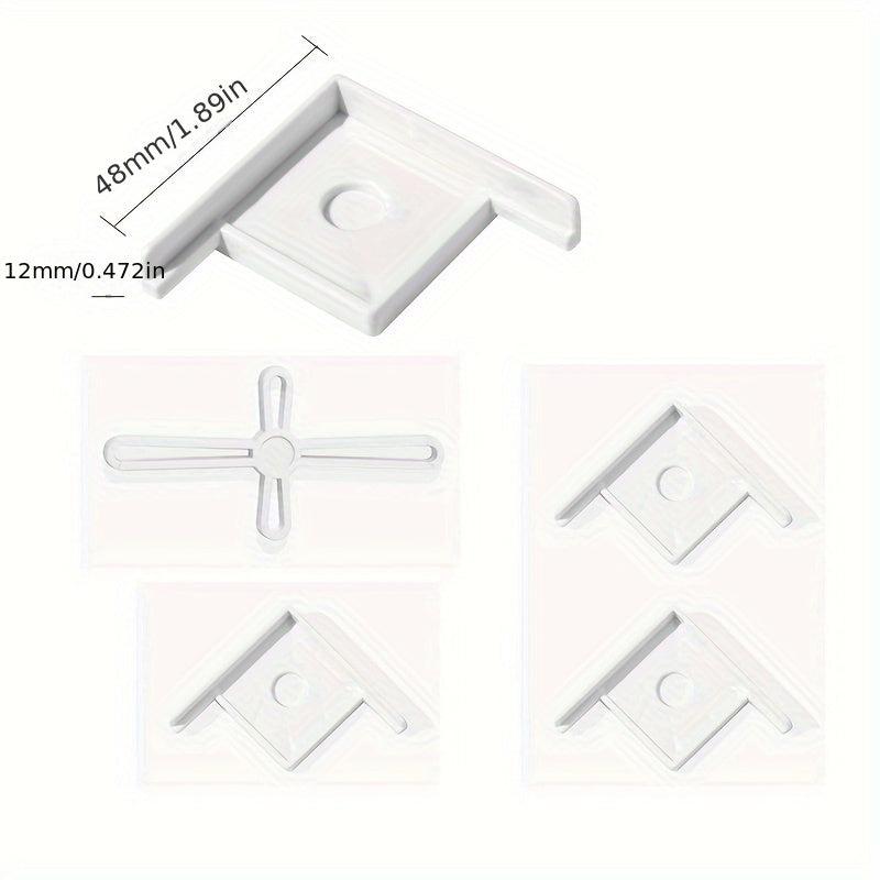 Fish Tank Bottom Corner Protection Plastic Bracket Glass Angl