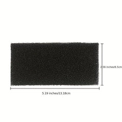 4pcs Aquarium Bio Sponge Filter Media Pad Fish Tank Foam 5.19x2.56x0