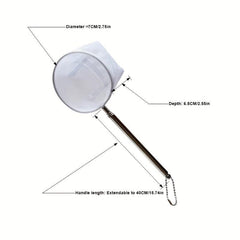 Stainless Steel Retractable Fish Net for Small Fish & Shrimp in Aquariums
