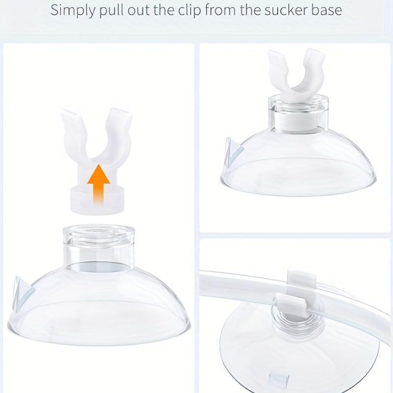 10pcs Suction Cup Clips Fish Tank Aquarium Suction Holder