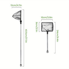 Stainless Steel Fish Net, Fine Mesh for Small Aquarium Fish