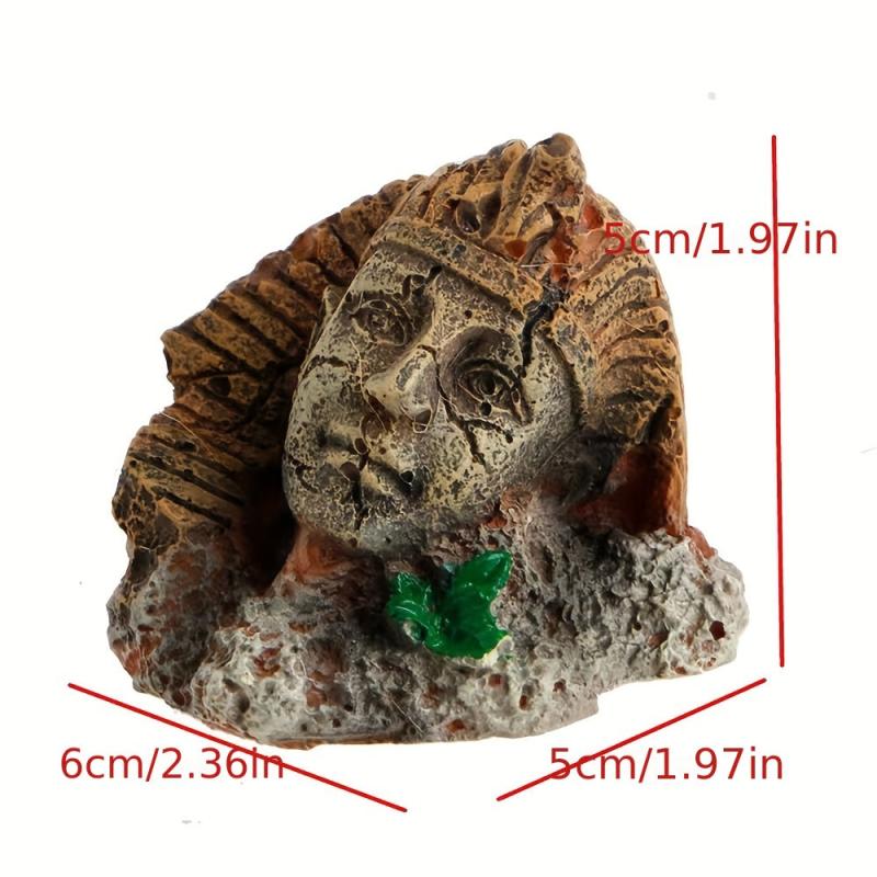 Aquarium Easter Island Pharaoh's Adornment Fish Tank Decoration