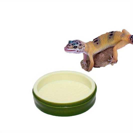 Amphibian Food & Water Feeding Basin Lizard Housekeeping Bowl