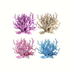 Realistic Artificial Coral Plant Ornament for Fish Tanks
