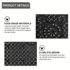 2pcs Aquarium Bottom Filter Plate PVC Gravel Filter Plate