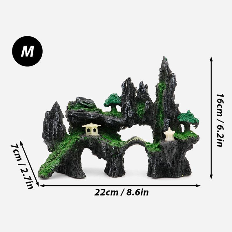 Aquarium Resin Rockery Decoration Landscaping Home Crafts Ornaments
