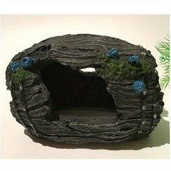 Resin Wine Barrel Cave Fish Tank Decoration for Aquarium