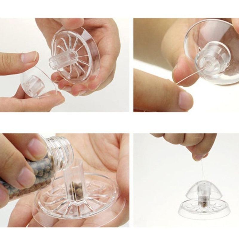 Transparent Snail Trap Aquarium Fish Tank Plants Planarian Leech Catch