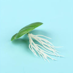 Artificial Floating Duckwees With Leaves for Pond Fish Tank Aquarium Decoration