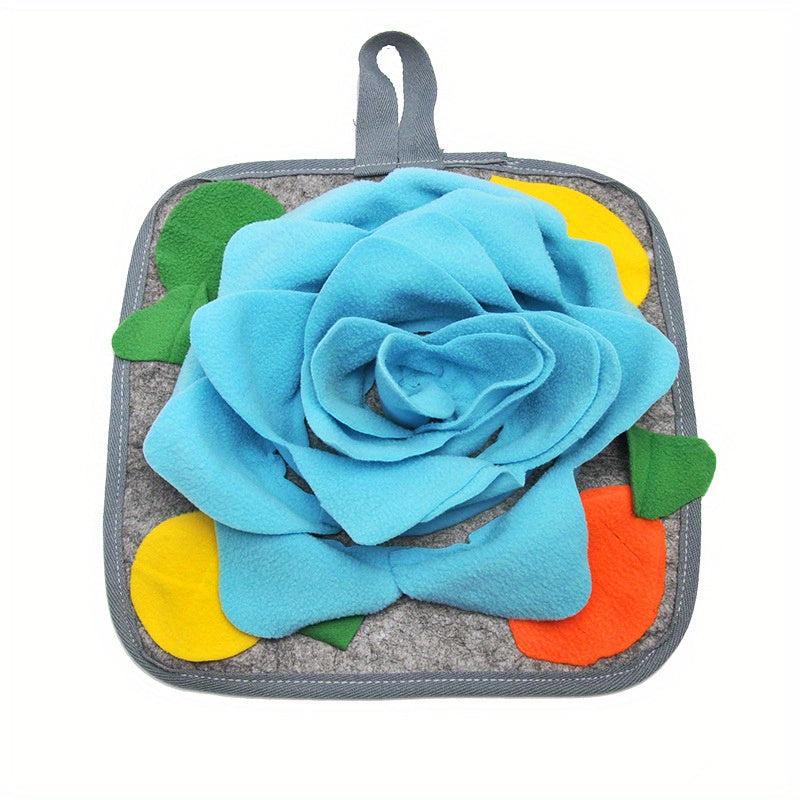 Pet Snuffle Pad Rabbit Toy Slow Food Foraging Mat Durable Fleece