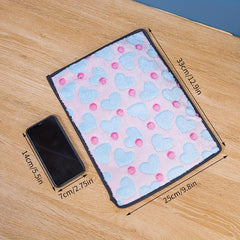 Reversible Heart Pet Mat for Small Animals