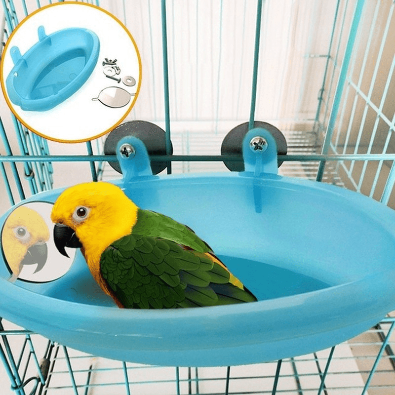 Portable Bird Bathtub Small Animal Shower Basin