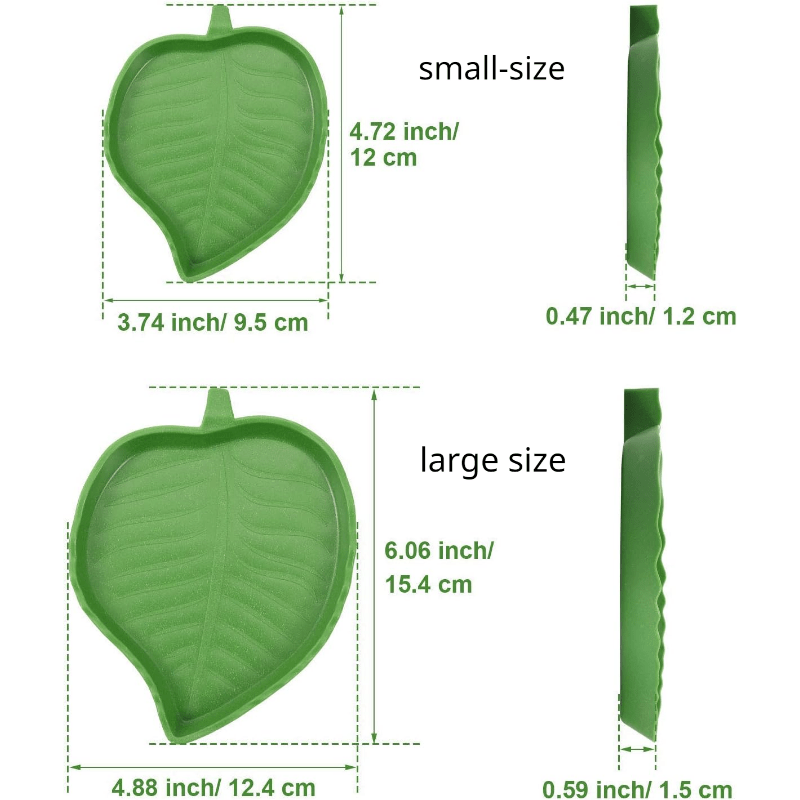 Durable Reptile Food and Water Bowl for Tortoise Habitat