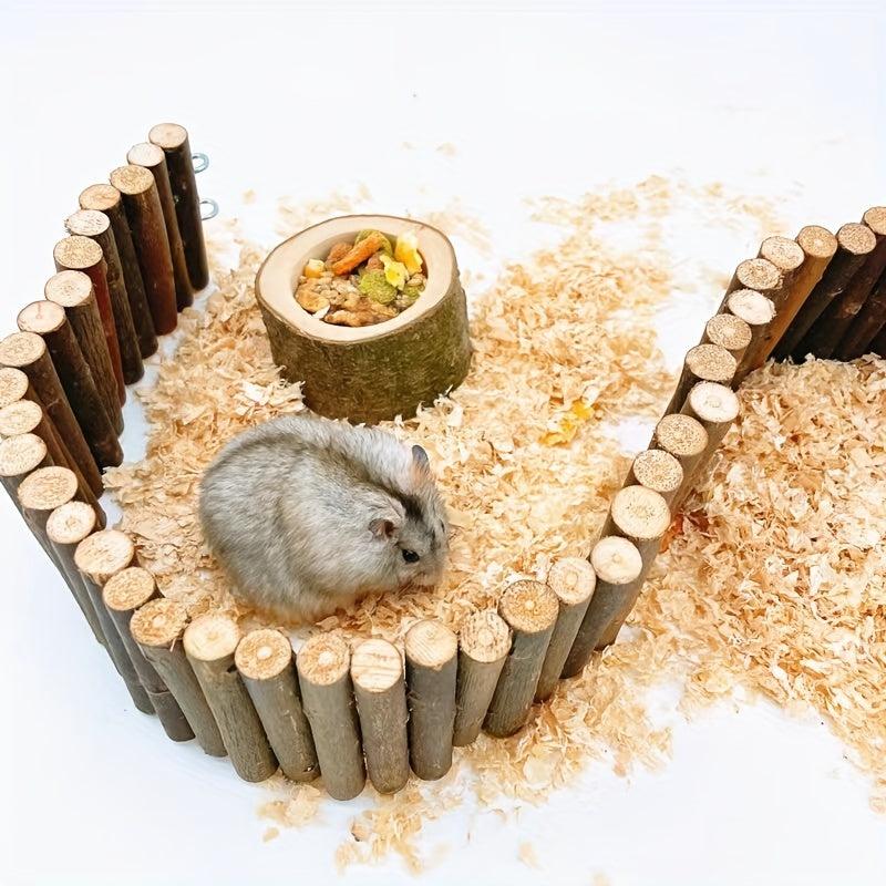 Hamster Suspension Bridge Toy - Fun Climbing Accessory for Small Pets