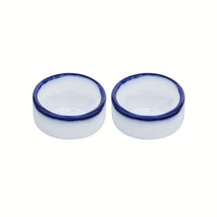 2pcs Spider Micro Water Bowls Mini Ceramic Dish For Spider Tarantula Millipede