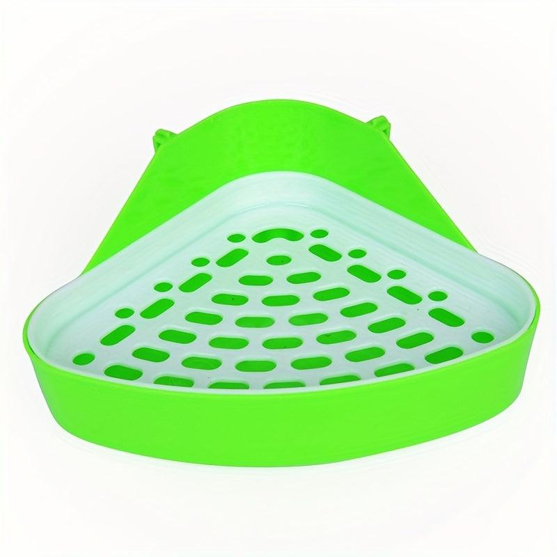 Pet Toilet for Small Animals Corner Litter Tray Bedding Box