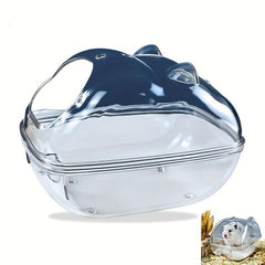 Hamster Transparent Sand Bath Container Splash-proof