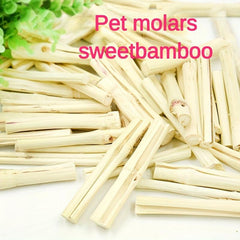 Natural Bamboo Pet Tooth Grinding Stick for Hamster Rabbit Chinchilla
