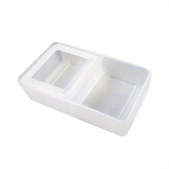 Double Bowl Reptile Feeder for Lizards Turtles Geckos