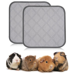 2pcs Hamster Cage Mat Small Animals Bed Mat Guinea Pig Cushion