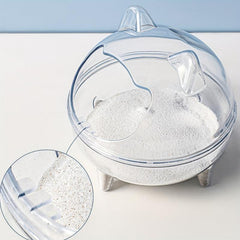 Hamster Bathroom Small Pet Transparent Toilet Chinchilla Bathtub Sand Anti