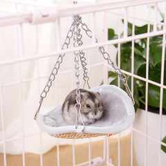 Pet Hanging Bed Grass Woven Hammock for Small Pets