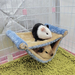 Plush Hamster Hammock Bed for Small Animals