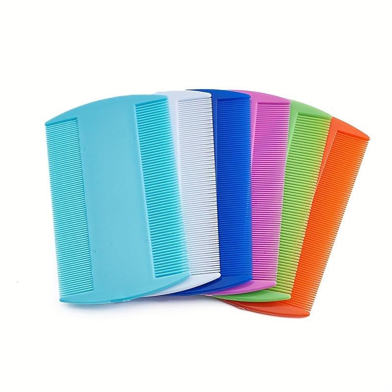 4pcs Double-Sided Dense Teeth Flea Comb for Pet Grooming