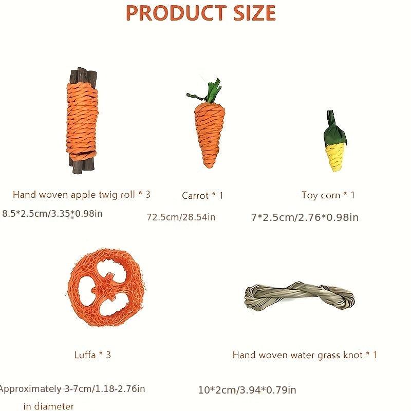 Small Animal Chew Toys For Rabbit Hamster Chinchillas