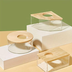 1pc Hamster Bathroom Dual use Urine Sand Basin Pet Supplies