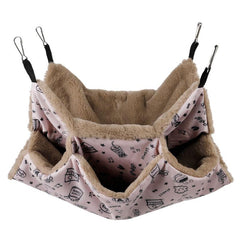 3-Layer Small Pet Nest Hamster Hammock Pet Sleeping Bag