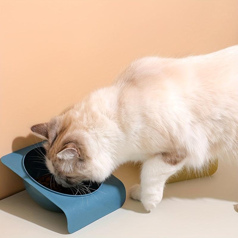 Raised Pet Inclined Food Bowl Non slip Cat And Dog Dishes Bowl