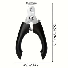 Stainless Steel Pet Nail Clippers for Cats and Dogs