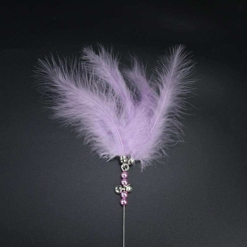Interactive Fairy Cat Teaser Toy with Feather Bell, Kitten Toy Supplies