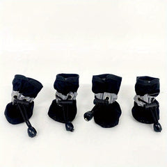 4 Reflective Anti Slip Dog Shoes Pet Boots for All Weather Protection
